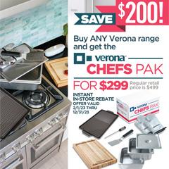 Verona Chef's Pak Promo - January, 2023