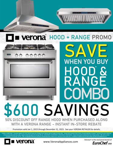 Verona Hood & Range Promo - January, 2023